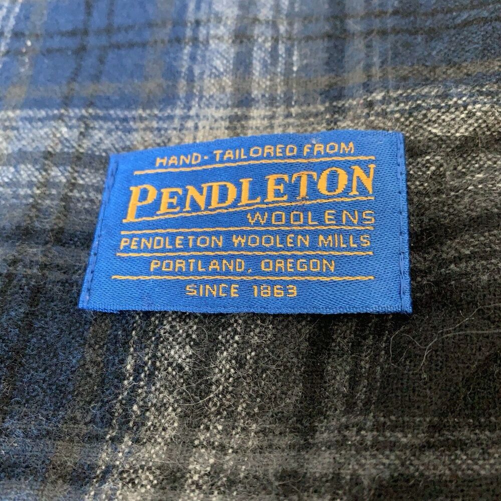 Pendleton Wool Drawstring Gift Bag Pouch Shoe Tra… - image 7